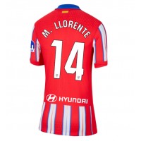 Camiseta Atletico Madrid Marcos Llorente #14 Primera Equipación Replica 2024-25 para mujer mangas cortas